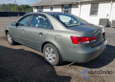 2008 Hyundai Sonata Gls из США, поврежденный, VIN 5NPET46C48H297763